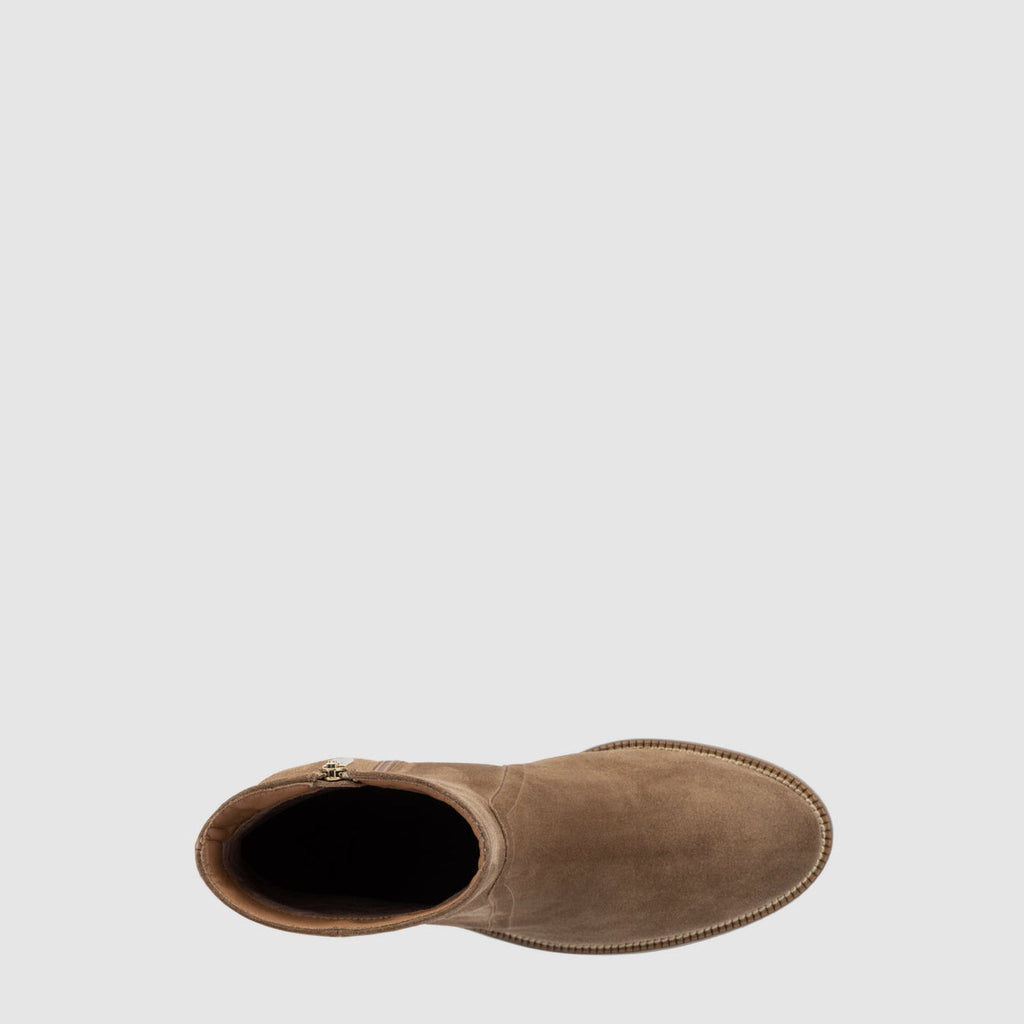 Aquatalia Janella Suede Ankle Boot | Champagne