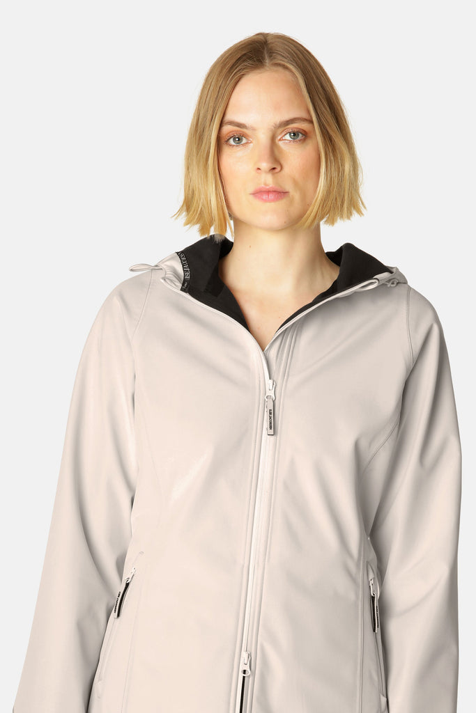 Ilse Jacobsen Hornbæk Daybreak 01 Soft Shell Rain Jacket | 132 Bleached Sand