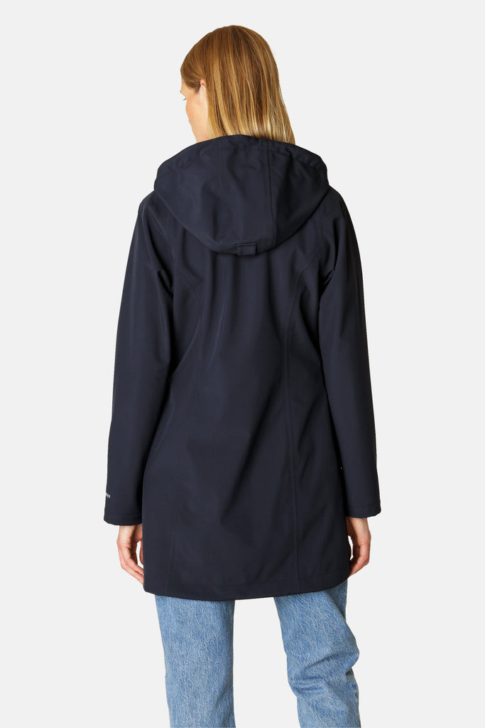 Ilse Jacobsen Hornbæk Daybreak 01 Soft Shell Rain Jacket | 660 Dark Indigo