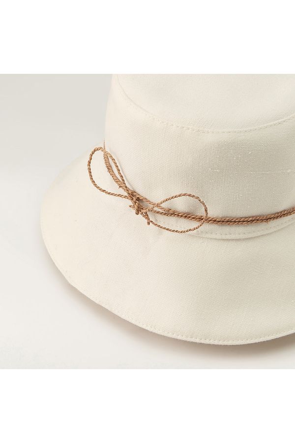 Helen Kaminski Sundar Cotton Bucket Hat | Ecru