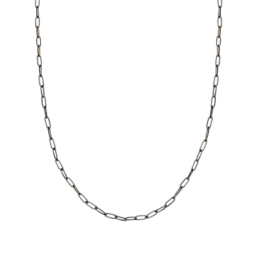 SUNLIT Fine Jewelry Shadow Chain 30" CH112 | Blackened Silver