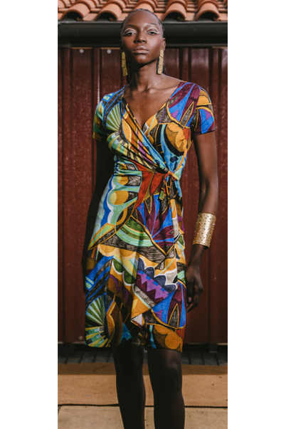 VLT'S by Valentina's Colorful Dress 326 | Multicolor