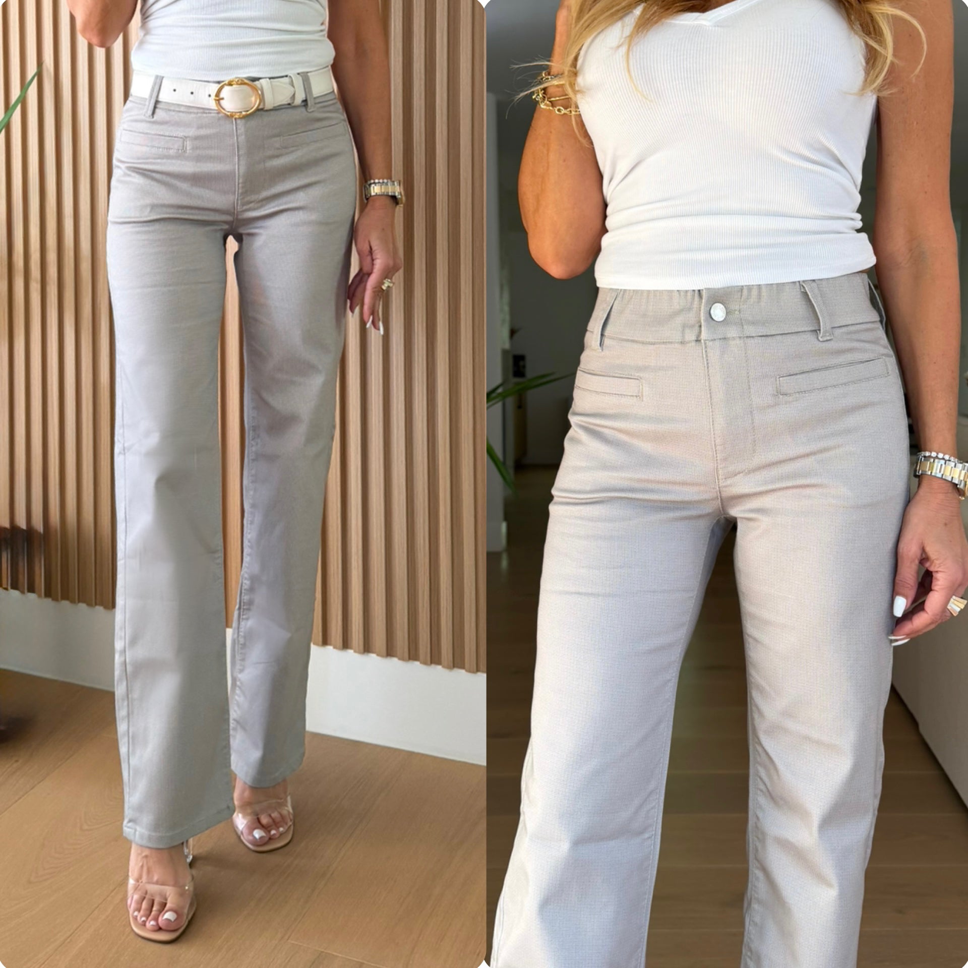 Pantalon Bevy Flog Liat 26 poches extensibles à enfiler bootcut évasé