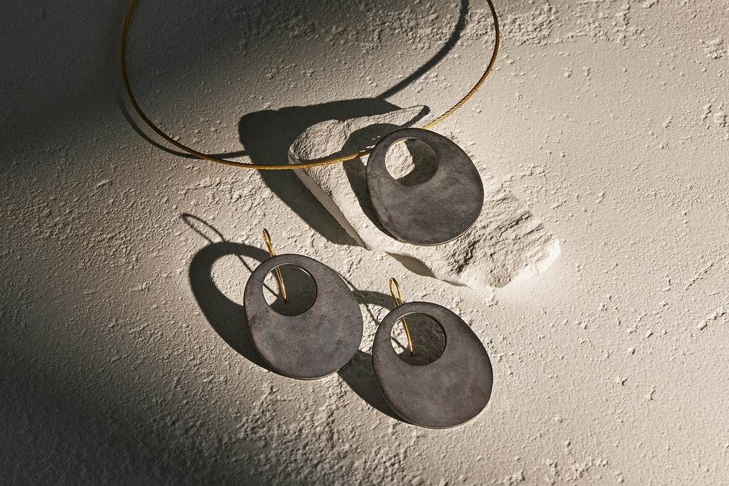 SUNLIT Fine Jewelry Hathor Earrings EAR114 | Yellow Gold