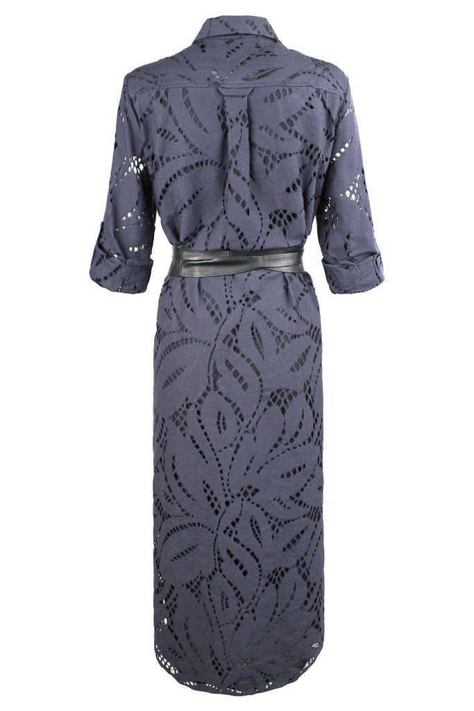 Finley Shirt Alex Long Chunky Lace Shirt Dress 3738095L | Navy