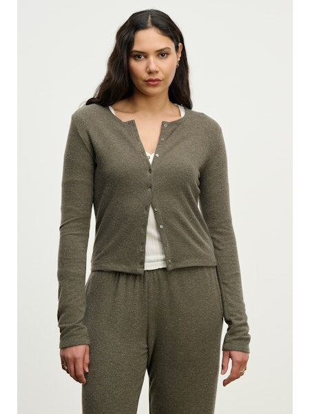 Velvet by Graham & Spencer Raya07 Kashmir Knit Cardigan  | Caper