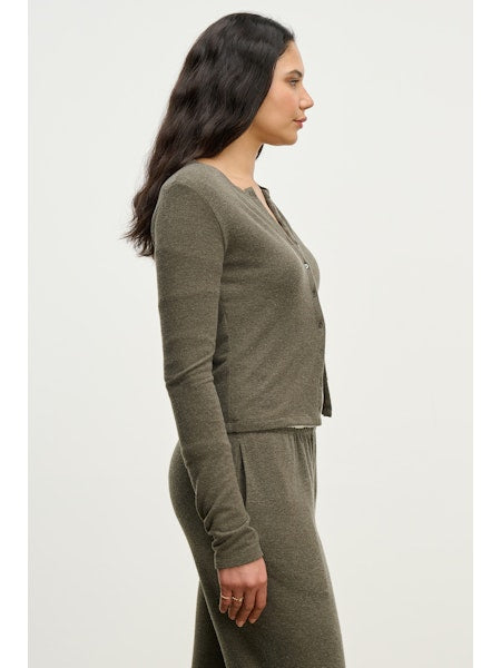 Velvet by Graham & Spencer Raya07 Kashmir Knit Cardigan  | Caper