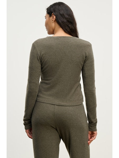 Velvet by Graham & Spencer Raya07 Kashmir Knit Cardigan  | Caper