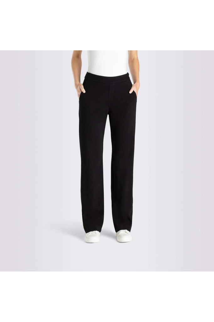 Mac Jeans Chiara Wide Leg Pull On Pants 2177-00-0107L | 090 Black