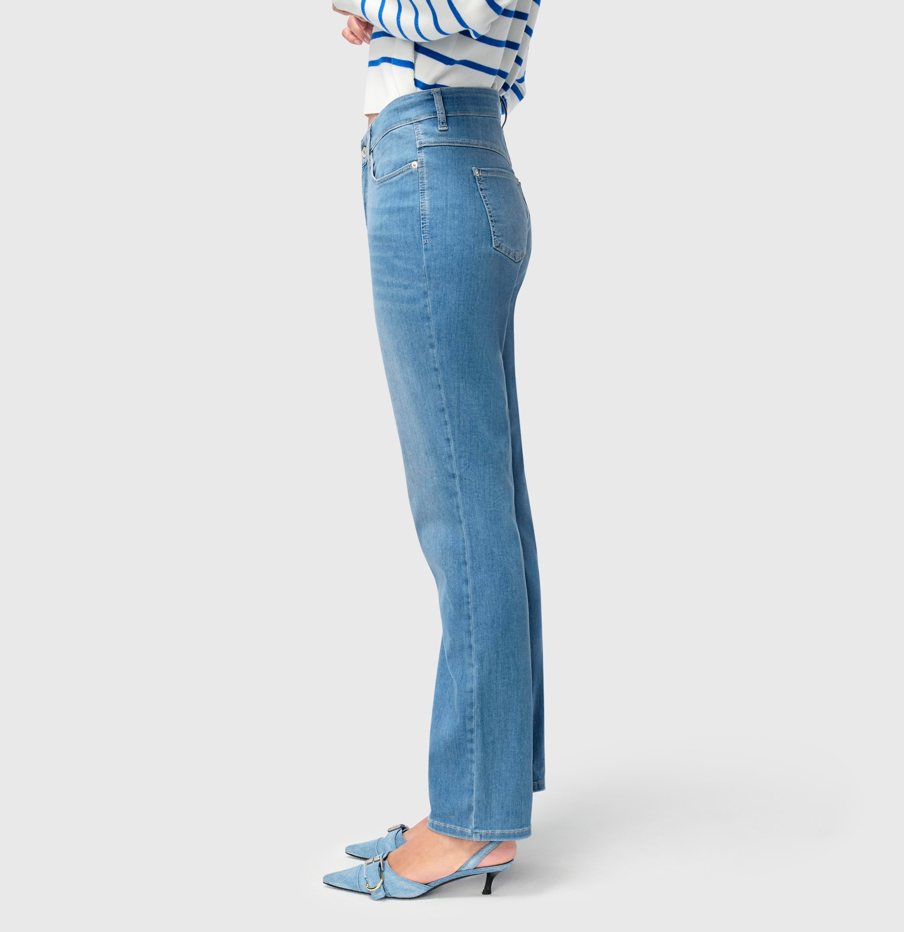 MAC Dream Wide Dream wonderlight 0351L544190 D490* Damesjeans, blauw, 32W / 30L MAC Dream Wide Dream wonderlight 0351L544190 D490* Damesjeans, blauw, 32W / 30L
