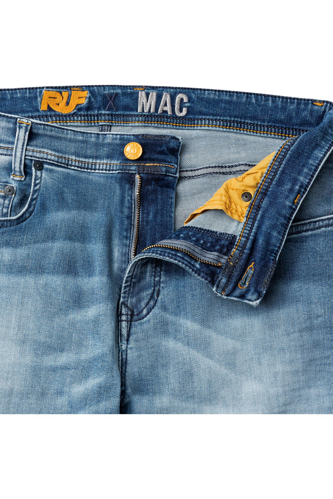 Mac Jeans-Men's MACFLEXX  Ultimate Driver Jeans RUF Edition 0518-01-1995L | H239 Venice Blue Used | Special Order Style