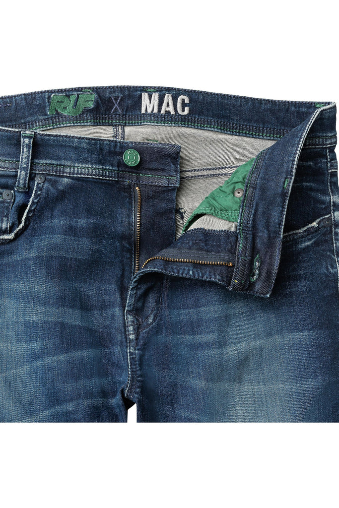 Mac Jeans-Men's MACFLEXX  Ultimate Driver Jeans RUF Edition 0518-01-1995L | H665 Authentic Dark Blue Used | Special Order Style