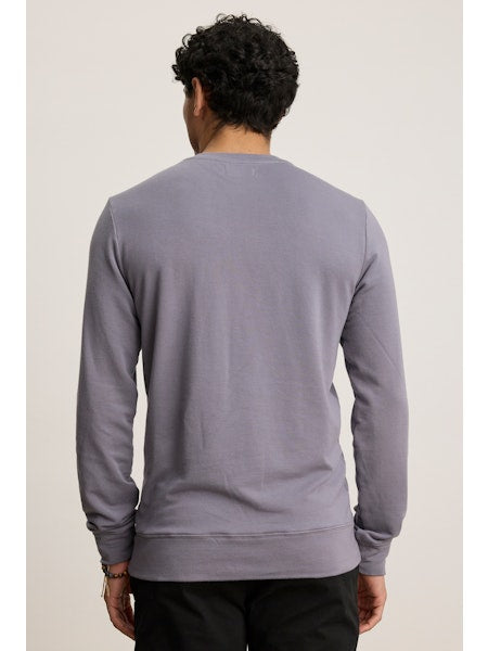 Velvet by Graham & Spencer Men's Soren 01 Fleece Crew | Stone