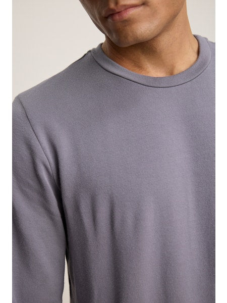 Velvet by Graham & Spencer Men's Soren 01 Fleece Crew | Stone