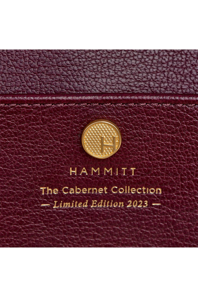 Hammitt Allen Shoulder Bag 16932 | Cabernet/Brushed Gold Zip
