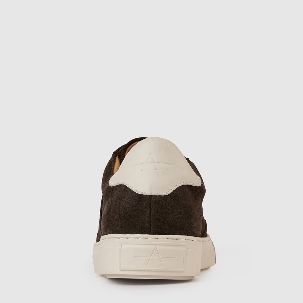 Aquatalia Men's Metro Lace Up Sneakers | Dark Brown Suede