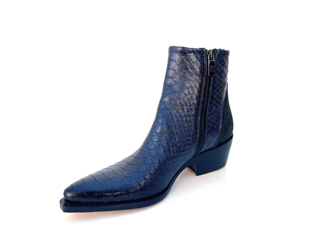 Jo Ghost Jessie Western Ankle Boot 5638 | Blue