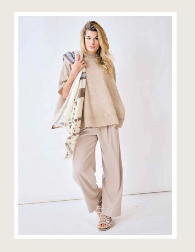 Henry Christ Brushed Cashmere Poncho BC520L | Sicily