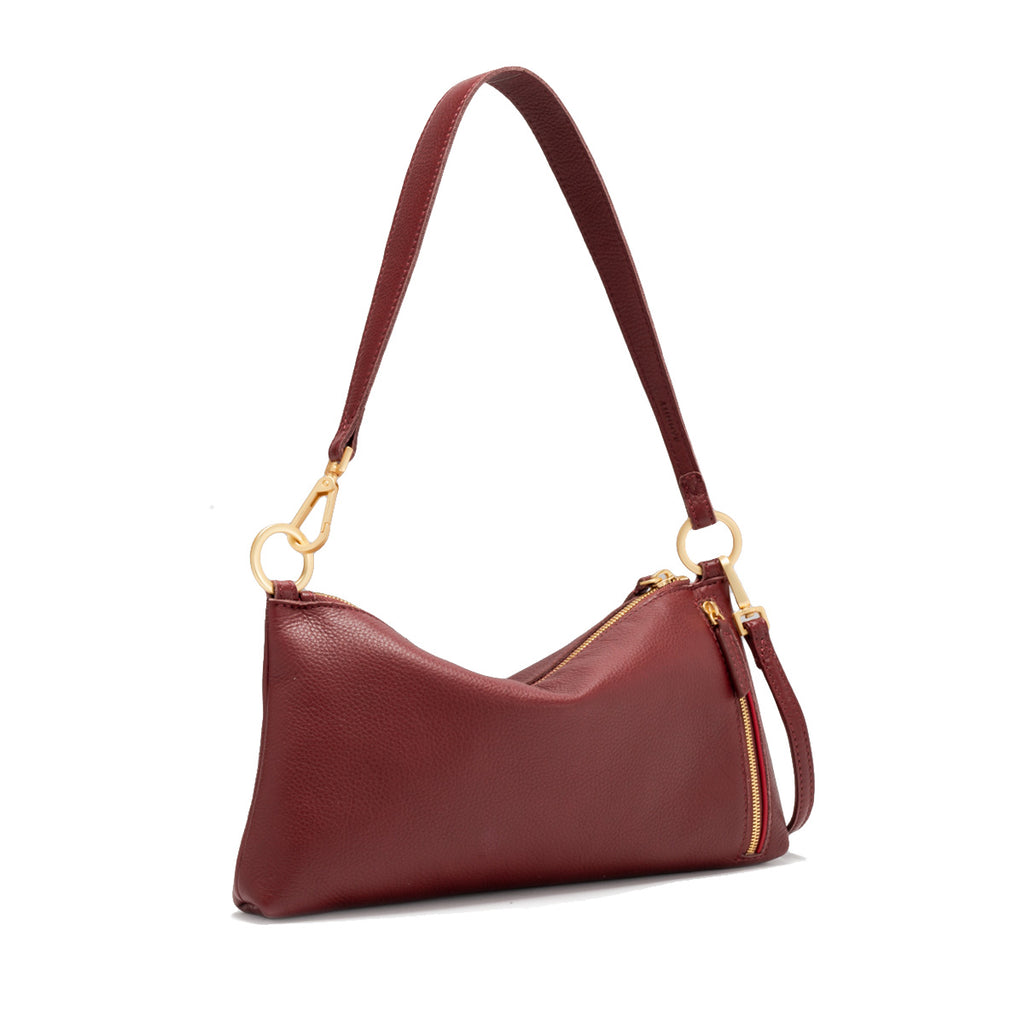 Hammitt Kyle Small Shoulder Bag | Cherrywood Brushed Gold