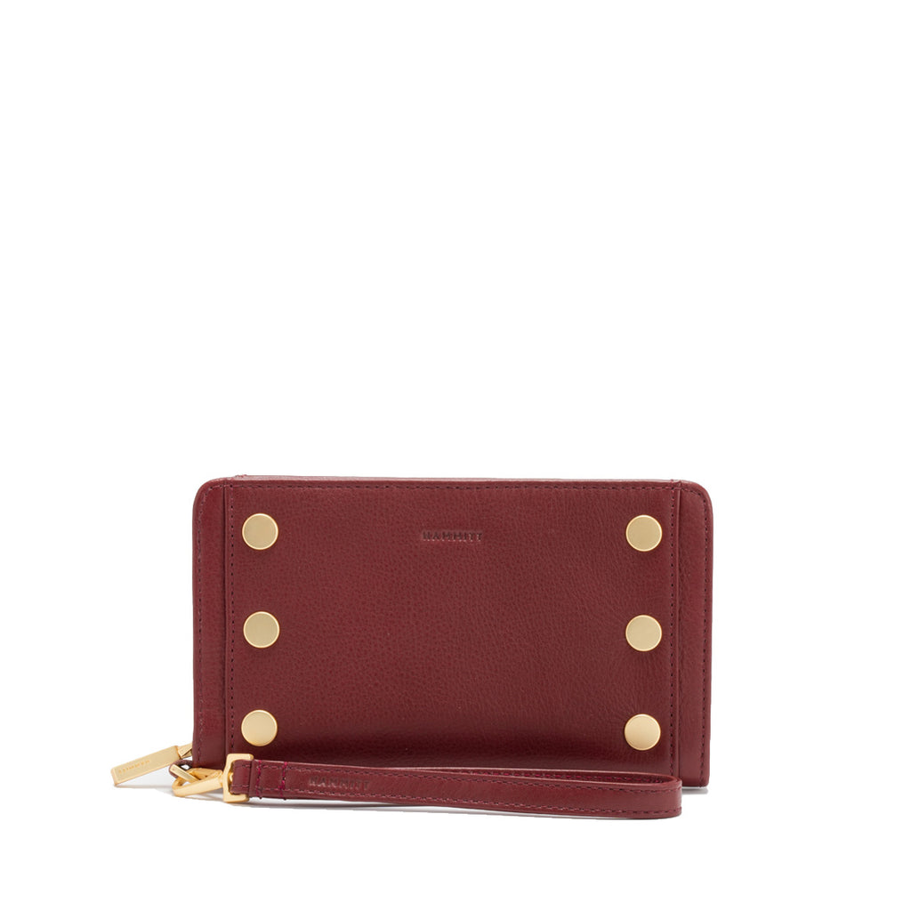 Hammitt Bryant Wallet 18190 | Cherrywood/Brushed Gold