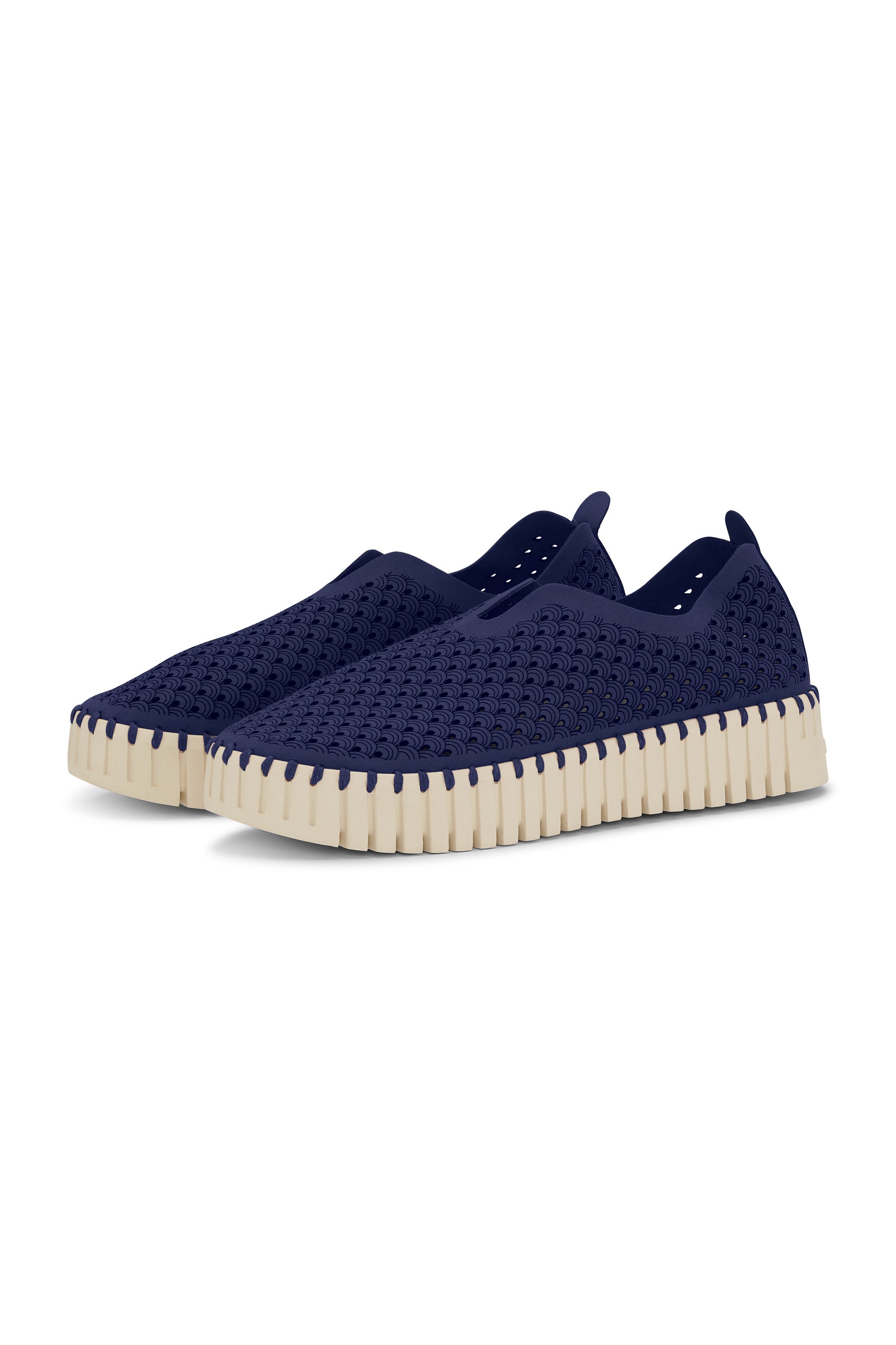Ilse Jacobsen Tulip Perforated Sneakers | Laser Cut Slip On Flats