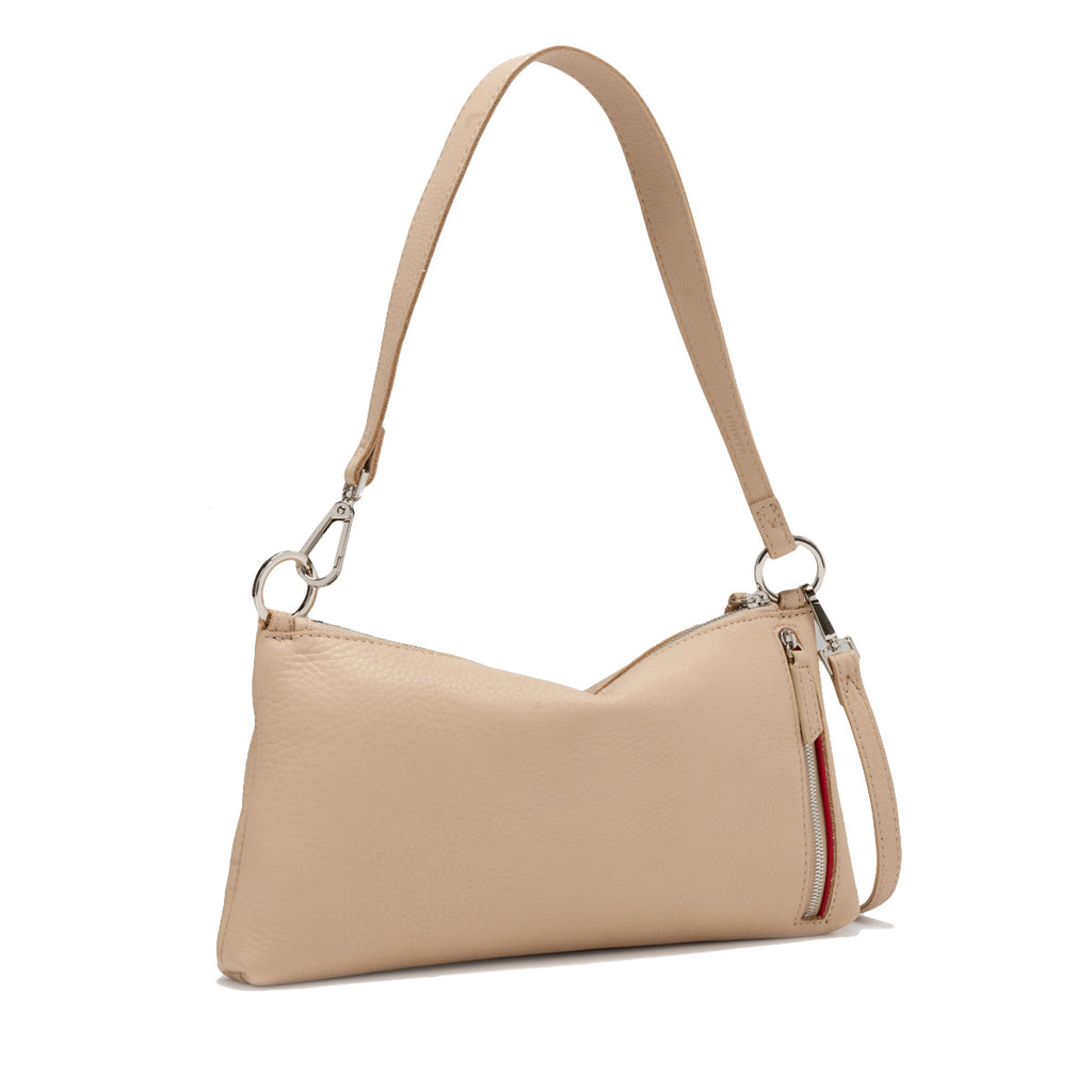 Hammitt Kyle Small Shoulder Bag 18564 | Limestone/Silver