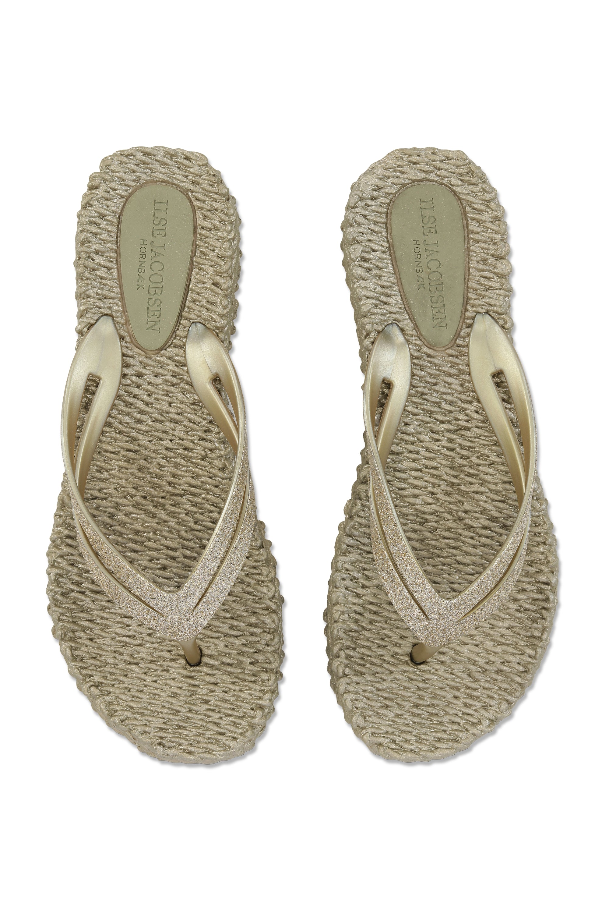 Ilse Jacobsen Hornbæk Cheerful-13 Platform Flip Flops Platin 780A