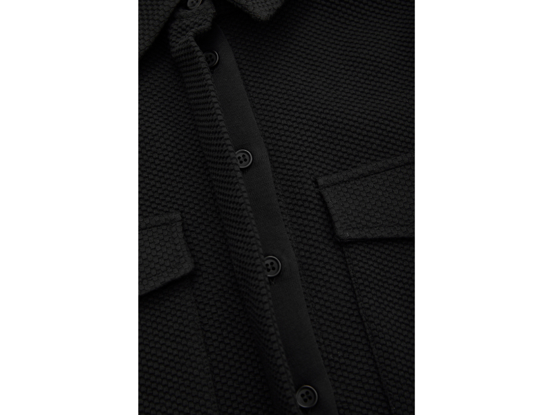 LUNE Moon Classic Short Blouse LA1304 | Black