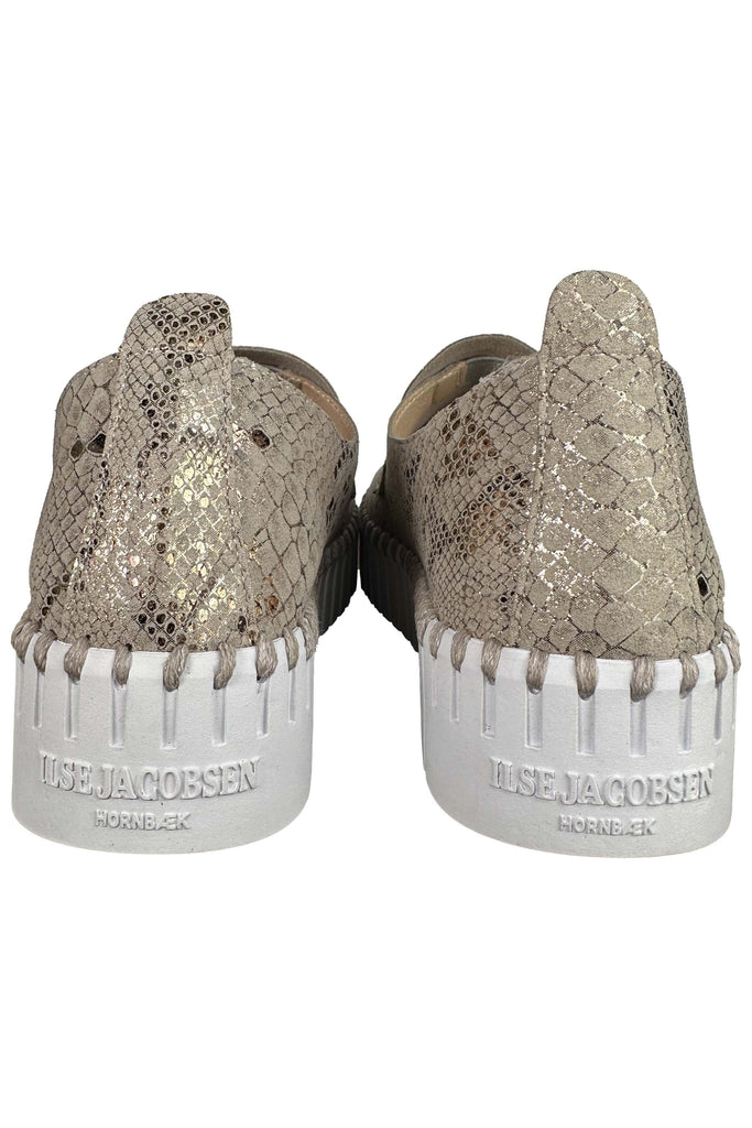 Ilse Jacobsen Hornbæk Tulip 3868 Sneakers  | Wheat Laser Cut Perforated Sneakers