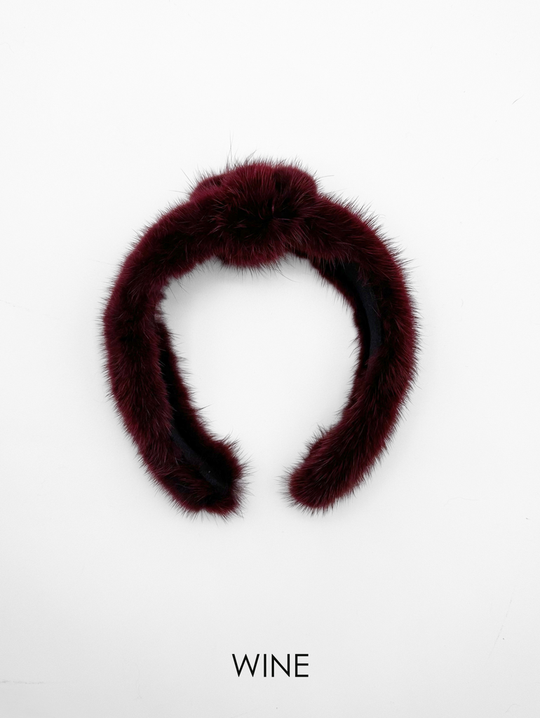 Linda Richards Mink Knotted Hairband MHB-01 | Assorted Colors