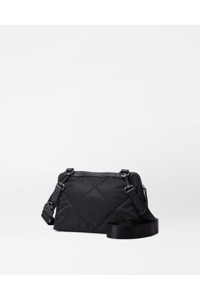 MZ Wallace Quilted Madison Crossbody 1452B1682 | Black Rec