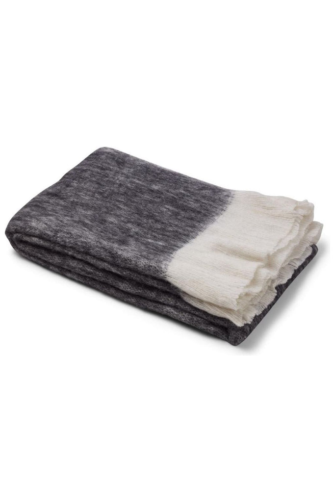 Natures Collection Wool Blend Throw NCL1361 Black