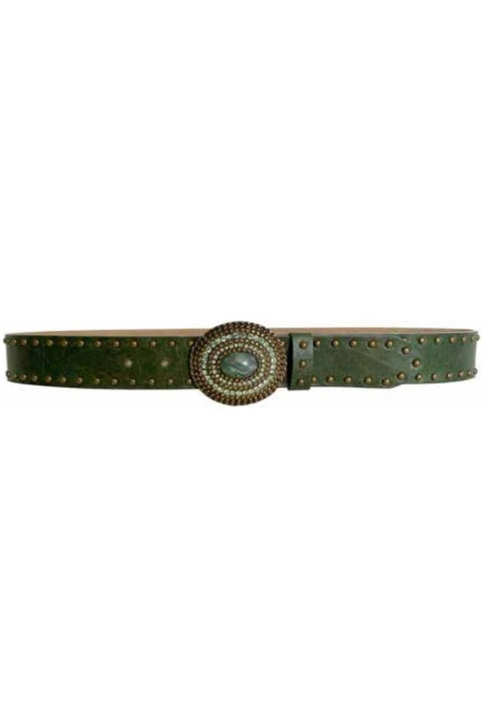 STREETS AHEAD brown Leather belt womens size Medium embellished with crystals Streets Ahead | Accessories | Streets Aheadbrownleather Belt  main image 3