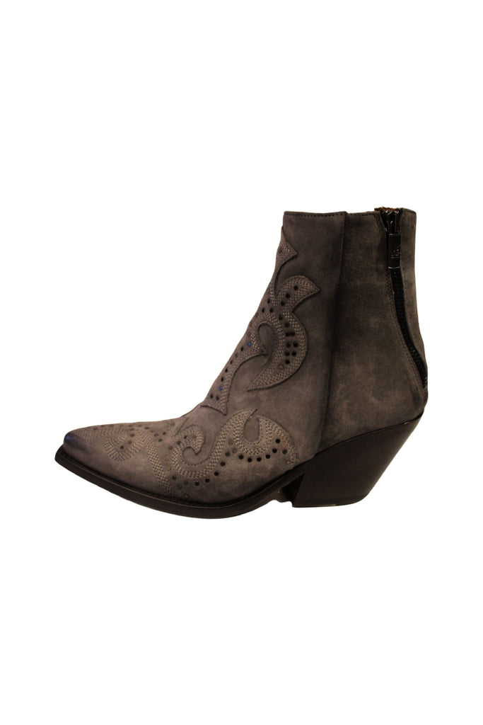 Jo Ghost Marion 3421-611 Western Ankle Boot | Crosta Asfalto (Grey)