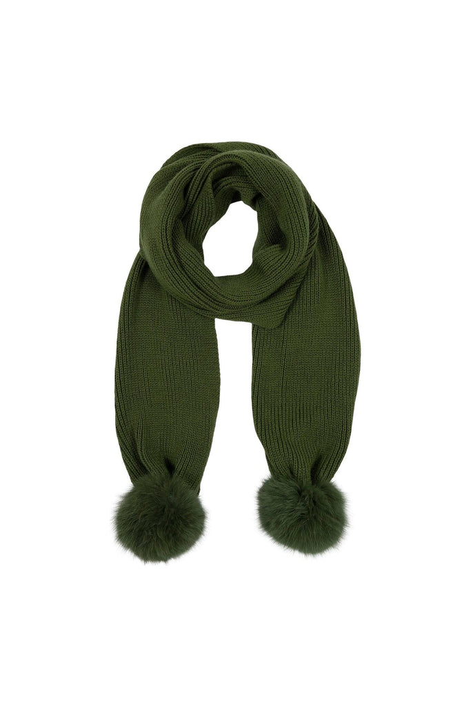 Natures Collection Funda Wool Scarf NCF16471 | Moss Green
