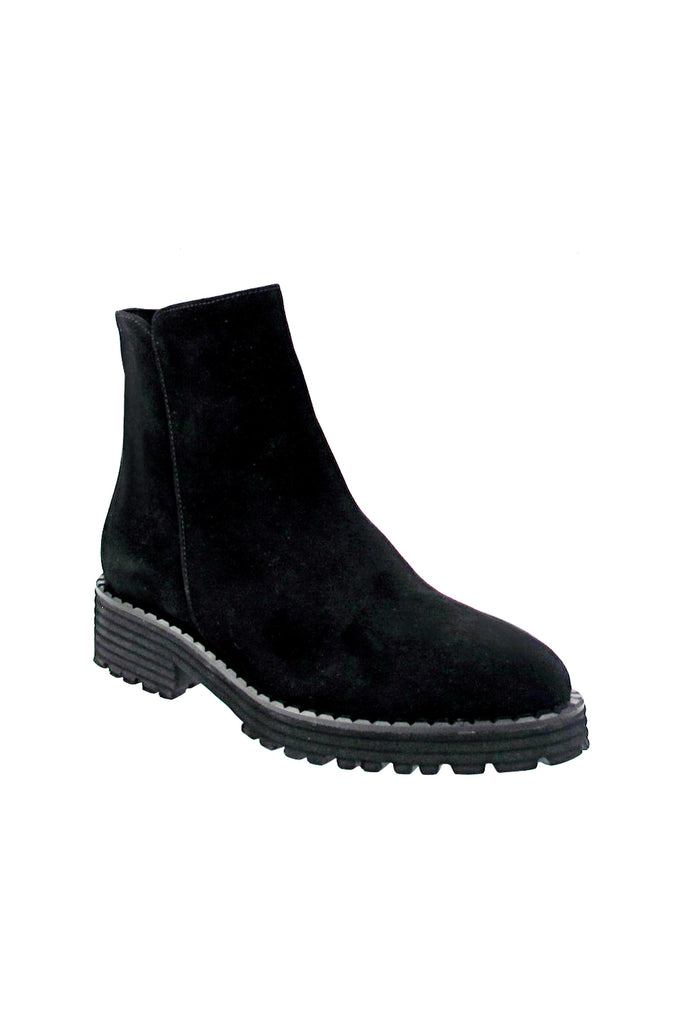 Ron White Braelyn Weatherproof Shearling Lined Suede Bootie | Onyx