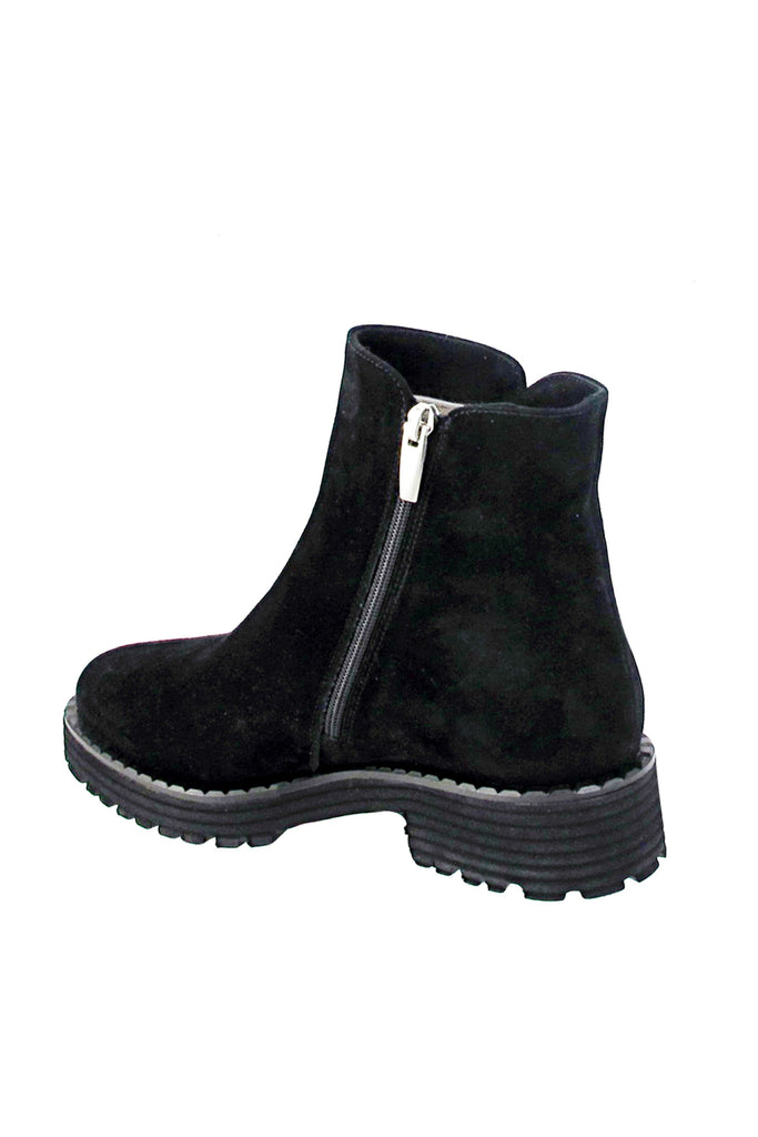 Ron White Braelyn Weatherproof Shearling Lined Suede Bootie | Onyx