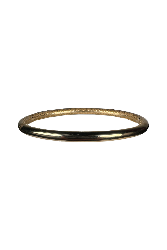 FC Creations Bracelet 14K Plain Gold Bangle | Yellow Gold