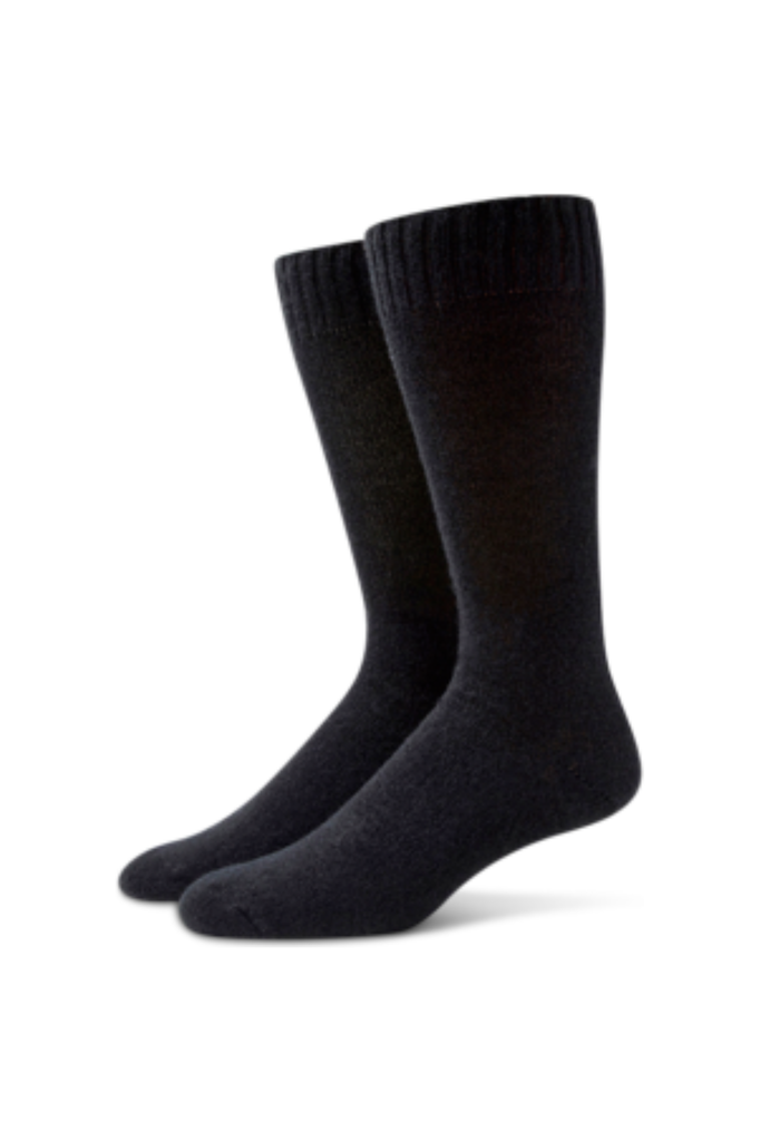 B.ELLA Men's Pietro Cashmere Socks 9197 | Black | Men's Cashmere Socks