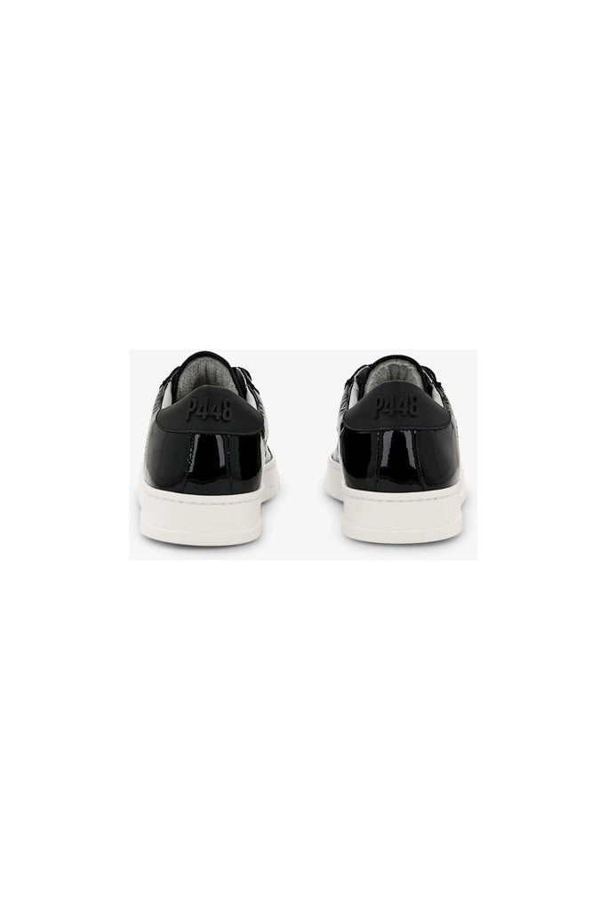 P448 Jack Black Patent Sneaker | Black/Mada