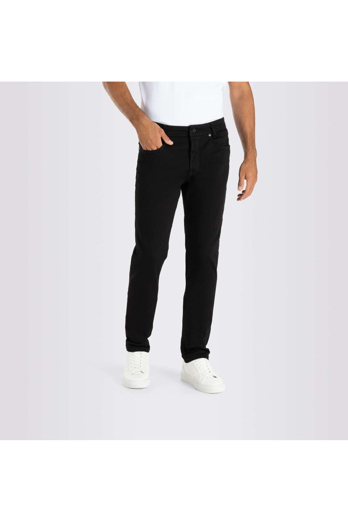 Mac Jeans-Men's MACFLEXX Modern Fit 0518-01-1995L | H900 Stay Black Black | Men's Pants