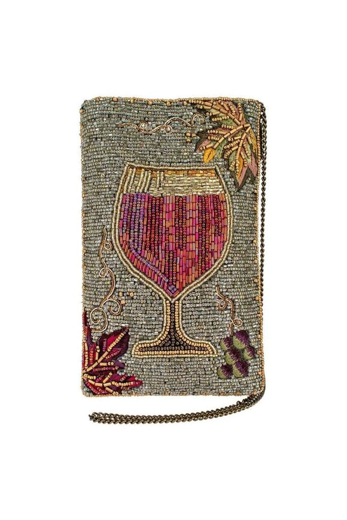 Mary Frances Wine Time Crossbody Phone Bag CPGP S001-775  | Wine